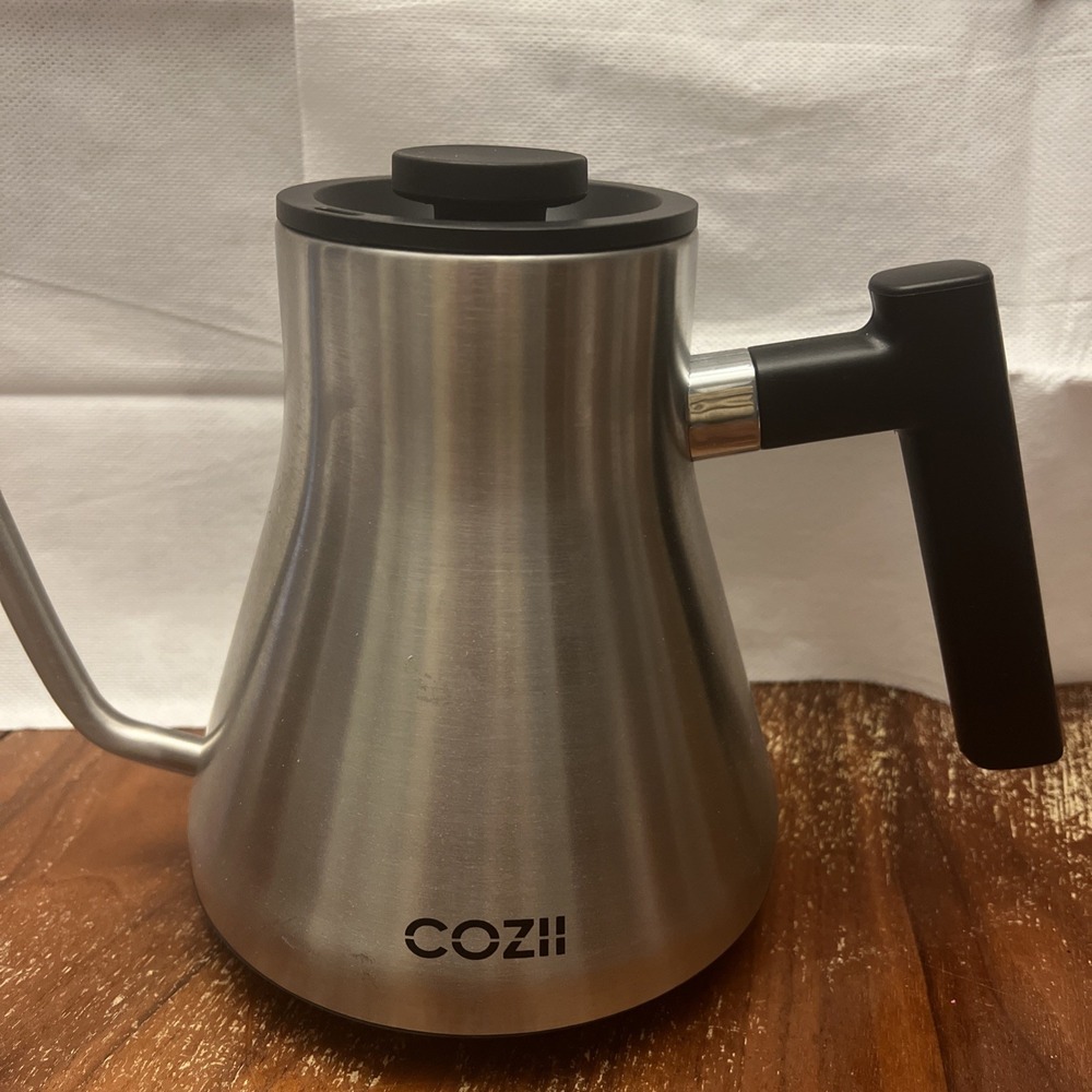 COZII Electric Gooseneck Coffee Kettle 0.9L Silver